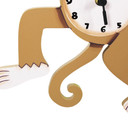 Kids Monkey Wall Clock Animal Themed Sunny Safari by Fantasy Fields TD-0081AR