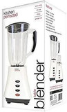 Kitchen Perfected Table Blender with Mill, 1.5 Litre, 400 W, Ivory White E5012WI