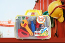 2 Pack 13 Piece Childrens Kids DIY Portable Tool Set Carry Case Play Set Toy