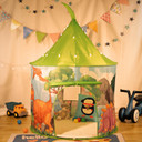 SOKA Play Tent Pop Up Indoor or Outdoor Garden Playhouse Dino Tent for Kids Childrens