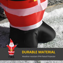 4ft Inflatable Christmas Santa Claus Xmas Deco 1 LED Air Blown Yard Outdoor