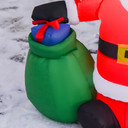 Inflatable Blow up Christmas Santa Claus 4ft LED Yard Holiday Decoration