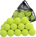 Premium Tennis Balls with Storage Bag - 6 Pack, 12 Pack, 24 Pack - Durable and Versatile Sports Balls for Tennis, Cricket, and Playtime