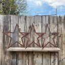 Large Rusty Star / Christmas Decorations / Vintage Style Decor