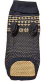 The Bailey Fair Isle - Gold on Blue