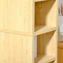 Multimedia Shelf-Pine Wood Colour -  21L 75H cm
