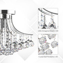 Modern K9 Crystal Ceiling Lighting Chandelier Modern Style Pendant Light