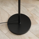 170cm Industrial 3-Light Floor Lamp, Dimmable Black