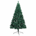 Artificial Half Christmas Tree with Stand Green 150 cm to 240 cm PVC