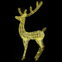 XXL Acrylic Christmas Reindeer 250 LED 180 cm Blue, Colourful, Warm & Cold White