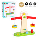 SOKA Wooden Balancing Toy Learn Counting Math Weighing Scale Game for Kids 3+