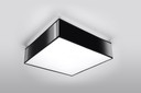 Ceiling Lamp HORUS 35 Black Square Shape Loft Design LED E27