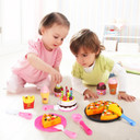 SOKA Pizza, Ice Cream & Cake Pretend Play Toy Set Food Playset for Kids 3+