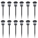 Outdoor Solar Lamp LED Light 12 pcs Spike 8,6 x 8,6 x 38 cm