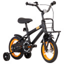 Kids Bike with Front Carrier - 20",12",14",18",16" - Black or Pink