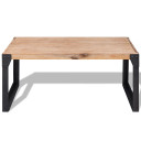 Coffee Table Solid Acacia Wood 100x60x45 cm