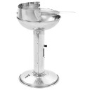 Pedestal Charcoal BBQ Grill Stainless Steel