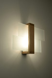 Wall Lamp FENIKS 1 Natural Wood Modern Loft Design LED E27