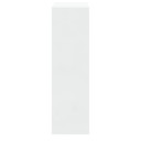 vidaXL Shoe Cabinet High Gloss White 63x24x81 cm Engineered Wood