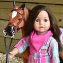 18" Baby Doll Horse & Accessories Play Set Toy Saddle