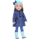 4 Piece Baby Dolls Clothes Set, 15" Doll Coat & Leggings & Hat Outfit & Boots