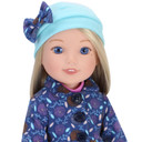 4 Piece Baby Dolls Clothes Set, 15" Doll Coat & Leggings & Hat Outfit & Boots