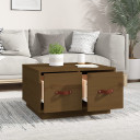 vidaXL Coffee Table Honey Brown 60x53x35 cm Solid Wood Pine