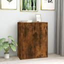 vidaXL Sideboard Smoked Oak 60x30x75 cm Engineered Wood