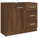 vidaXL Sink Cabinet Brown Oak 63x30x54 cm Engineered Wood