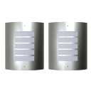 2 Stainless Steel Waterproof Wall Lights 60W