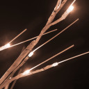 vidaXL LED White Birch Tree Warm White 96 LEDs 180 cm