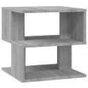 vidaXL Side Table Grey Sonoma 40x40x40 cm Engineered Wood