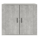 vidaXL Sideboard Concrete Grey 80x33x70 cm Engineered Wood