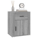 vidaXL Bedside Cabinet Grey Sonoma 50x36x60 cm Engineered Wood