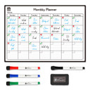 Monthly Magnetic Memo Notes Whiteboard for Home Office Task - A3