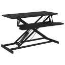 vidaXL Adjustable Workstation 90x40x(13-50) cm Steel and Engineered Wood