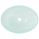 vidaXL Basin Glass 50x37x14 cm Frosted