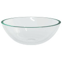 vidaXL Basin Glass 50x37x14 cm Transparent