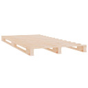 vidaXL Bed Frame 90x200 cm Solid Wood Pine