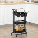 3-Tier Utility Cart, Serving Trolley