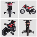 6V Ride On Motorcycle Battery Powered Forward Brake Electric Toy Vehicle Red