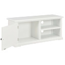 TV Cabinet White 90x30x40 cm Wood