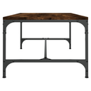 Coffee Table Smoked Oak 100x50x35 cm Engineered Wood