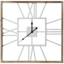 Wood Retro Roman Numeral Clock