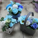 Bouquet Petite Basket - Soothing Blues