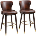 2 Pieces Home Luxury Bar Chair Stool