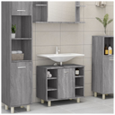 Bathroom Cabinet Grey Sonoma