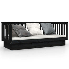 Day Bed Black 75x190cm