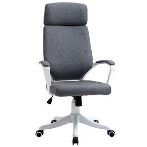 High Back Swivel Office Chair with Lumbar Back Support, Adjustable Height