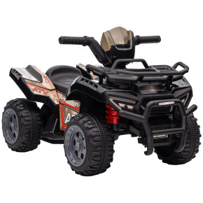Kids Ride-on Four Wheeler ATV Car with Music for 18-36 months Black